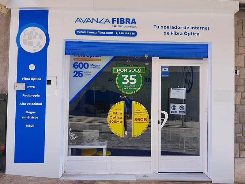 Tienda Avanza Fibra en Alhama de Murcia